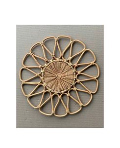 Rattan Dining Tableware Natural Woven Handmade Plate for Food Serving Restaurant and Wholesale Supply - Product Image 1