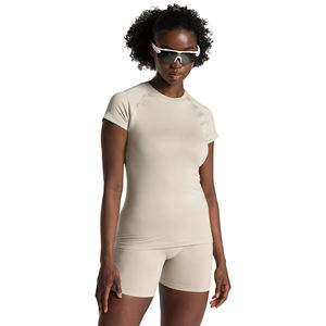 Camiseta de Mujer Estilo Punk, Corte Ajustado, Tela Premium, Impresión de Logotipo Personalizado de Alta Calidad, Manga Raglán - Product Image 1