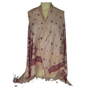 Elegante Bufanda de Sarga con Estampado Paisley y Floral, Accesorio de Moda Ligero de Primera Calidad con Tela Suave al Tacto de Seda, Artístico - Product Image 5