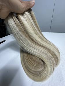 Extensiones de cabello humano de trama de máquina 100% barato, paquete de cabello crudo, cabello Remy - Product Image 2