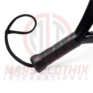 Raqueta de Pádel de Fibra de Carbono, Forma Redonda, Diseño Gráfico, Agarre Antideslizante, Uso en Exteriores, Ligera - Product Image 2