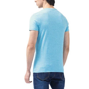 ผู้ผลิตเสื้อ OEM แบบกำหนดเอง ผ้าฝ้าย 100% คอปกสองสี เสื้อยืดแขนสั้นผู้ชาย คอกลม ทรงปกติ ระบายอากาศได้ดี แห้งเร็ว - Product Image 3