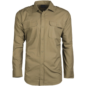 Men's Long Sleeve Workwear Tactical <b>Shirt</b> Solid <b>Color</b> Turn-down Collar Two Pockets Casual Tactical Style <b>Shirts</b> For Sale - Product Image 1