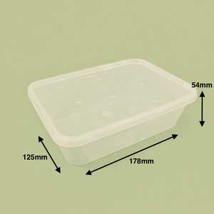 Conteneur alimentaire en PP de 750 ml pour micro-ondes avec couvercle, réutilisable, qualité congélation, biodégradable, compostable, recyclable, compatible lave-vaisselle et four - Product Image 5