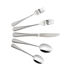 Juego de Cubiertos de Acero Inoxidable Ecológicos con Acabado Espejo, con Cuchara, Tenedor y Cuchillo, para Recepciones de Boda y Uso Doméstico - Product Image 5