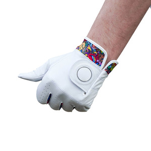 Unisex Premium Golf Practice Correction Smart Gloves Non-Slip Sheepskin Cabretta Leather <b>Swing</b> Grip Customizable Logo Hook Loop - Product Image 3