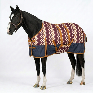 Couverture d'extérieur imperméable pour cheval, résistante, coupe-vent, avec boucle sécurisée, respirante, protection hivernale - Product Image 1