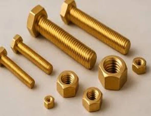 Écrous et boulons en laiton, fixations filetées de précision, quincaillerie durable pour l'assemblage mécanique des machines industrielles - Product Image 2