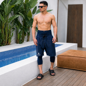 Lote en Stock Listo para Enviar: Pantalones Cortos Halal Modestos para Hombre, de Secado Rápido, 2 en 1, por Debajo de la Rodilla, Islámicos Awrah, Venta al por Mayor por Paquete - Product Image 2