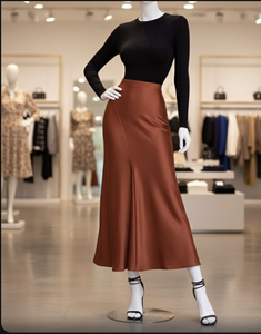 Venta al por mayor 2026 OEM ODM Falda maxi casual de línea A para mujer Fabricante de ropa de Vietnam Personalización de ropa - Product Image 3