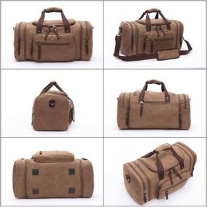 Unisex High Quality Customize Leather Duffle Bag Large Capacity <b>Shoe</b> Compartment With Customize Logo and Customize Storage Space - Product Image 1