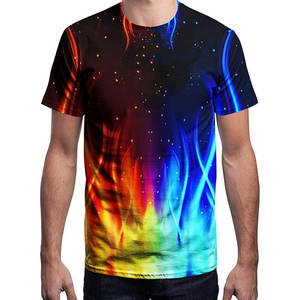 Men's T-<b>Shirts</b> High Quality O-Neck Short Sleeve Quick-Drying Sublimation Printed Casual Regular Fit Knitted Fabric 100% Front - Product Image 3