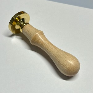 Sceau de cire rond en laiton de 25 mm en bois d'érable pour invitations de mariage – Meilleur prix d'exportation – Fournitures d'artisanat - Product Image 2