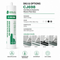 Scellant en silicone ignifuge direct usine pour l'installation de vitres et l'étanchéité des fenêtres, usage en construction et transport