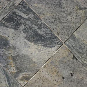 Natural Split Face Zeera Green Slate Mosaic <b>Tiles</b> Textured Surface Stone <b>Wall</b> Cladding <b>Sheet</b> Supply - Product Image 1