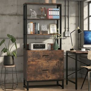 Armadietti Verticali a Doppio Cassetto con Spazio di Archiviazione e Librerie - Product Image 3