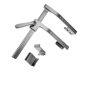 Retractor de Costillas Manual KREBS Finochietto Hecho a Medida, de Acero Inoxidable Alemán, 4 Cuchillas, para Cirugía Cardiothoracica, MEDIHEAL SURGICAL - Product Image 2