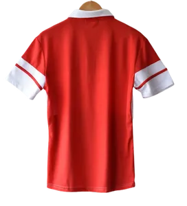 เสื้อโปโลแขนสั้นผู้ชายแบบสั่งทำ ผ้าฝ้าย 100% แฟชั่นสีพื้นเรียบง่าย เสื้อโปโลแขนสั้น - Product Image 4