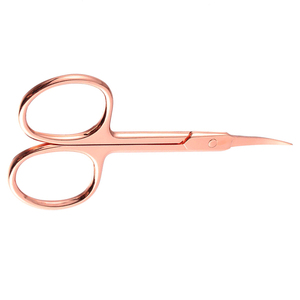 Tijeras Profesionales para Uñas de Acero Inoxidable Color Oro Rosa, Mini Tijeras para Pestañas o Tijeras para Uñas de Bebé para Belleza, Logotipo Personalizado - Product Image 4