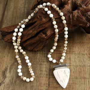 Collier de perles irrégulières en résine faites à la main, multicolores, bijoux de mode, artisanat moulé, pour femmes et filles - Meilleures ventes - Product Image 5
