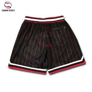 Shorts de basketball pour hommes en polyester avec logo personnalisé, impression par sublimation, vente en gros, shorts de basketball d'été pour hommes - Product Image 3