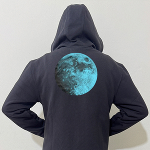 Wholesale High Quality Custom Printed Logo Men Winter Embroidered Fleece Pullover Hoodies Zipper-Up Waterproof 100% Cotton - Product Image 5