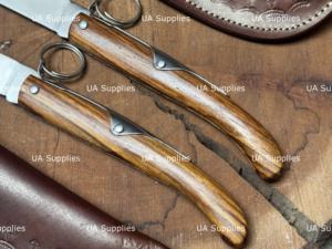Wholesale OEM Traditional Ring <b>Lock</b> Folding Knife Rosewood Handle Carbon Steel Industrial Grade Drop Point 11 UA Supplies - Product Image 3