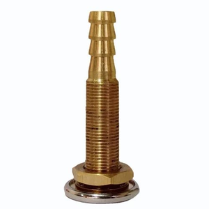 Connecteur de tuyau en laiton de 2 pouces, type fileté, finition dorée, pour tuyau de gaz de 1 pouce, accessoires de quincaillerie industrielle - Product Image 3