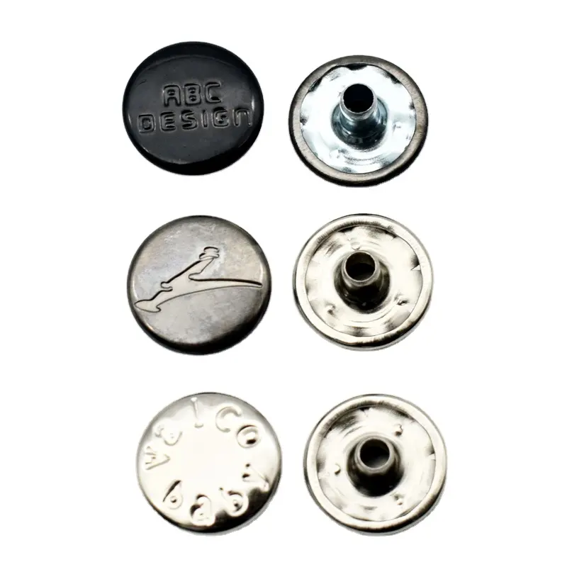 कस्टम स्टेनलेस स्टील विभिन्न धातु तस्वीर बटन धातु रोपण छोटे तस्वीर बांधनेवाला पदार्थ बटन