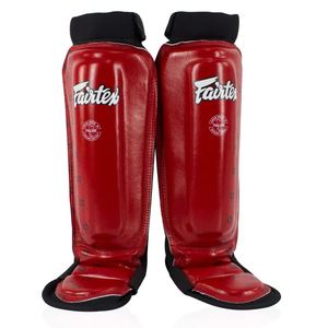 สนับแข้ง Fairtex คุณภาพสูง โครงอะลูมิเนียม หุ้มหนัง ปรับระดับได้ สำหรับผู้ใหญ่ สำหรับชกมวย-ขายส่ง รุ่นล่าสุด - Product Image 1