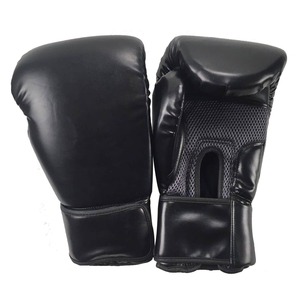 Gants de boxe noirs de dernière génération, nouveau design, en cuir premium, pour entraînement professionnel et sparring, vente en gros - Product Image 2
