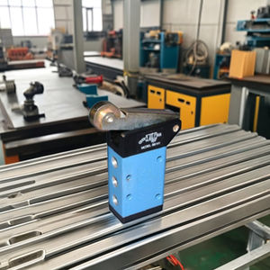 Mercury Make New Condition 1/8 "5/2 Valve à ressort à rouleaux en aluminium [S6141] pour pièces pneumatiques d'usine de produits alimentaires et de boissons - Product Image 1