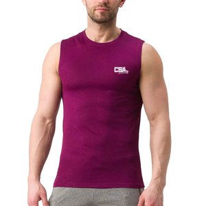 Classic Style Sleeveless Compression Shirt For <b>Men</b> Quick Dry <b>Stretch</b> Fabric Fitness Workout Gym Training - Product Image 1