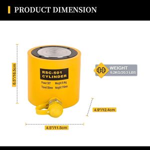Cric hydraulique multi-sections portable pour applications de levage et de vérin - Product Image 2