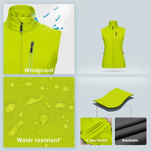 Chaleco Impermeable con Cremallera para Trabajo al Aire Libre y Deportes, Cortavientos, Transpirable, con Logotipo Personalizado, Venta al Por Mayor para Hombres y Mujeres - Product Image 5