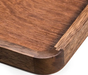Bandeja de Servir de Madera de Acacia Pulida Hecha a Mano, Plegable y Multifuncional de Grado Comercial para Catering, Cocina y Decoración del Hogar - Product Image 4