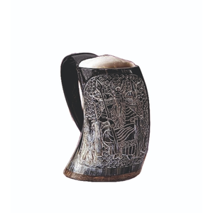 Taza de cuerno hecha a mano más vendida con superficie brillante para fiestas y eventos, para exportación desde India - Product Image 4