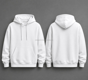 Fabricant de vêtements en gros – Sweat à capuche 80/20 à manches longues, décontracté, avec logo personnalisé, chaud, orange - Product Image 5