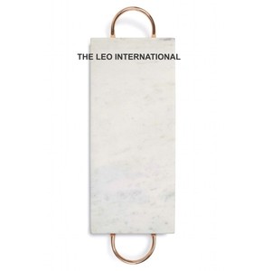 <b>Black</b> Leather Material Round Shape Food <b>Serving</b> <b>Tray</b> Fancy Style Luxury Handmade Home Accent Decorative <b>Tray</b> - Product Image 2