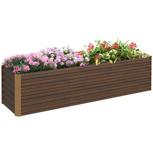 Jardinera Galvanizada Resistente, Cama de Cultivo Elevada para Exteriores - Product Image 6