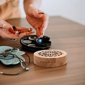 Quemador de Incienso Indio Religioso de Madera, Diseño Clásico, Ecológico, Duradero, Tallado, para Aromaterapia - Product Image 5