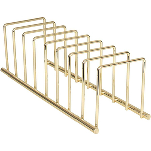 ชั้นวางจานเหล็กสีดำสไตล์มินิมอลทันสมัย สำหรับตู้ครัวและเคาน์เตอร์ ช่วยประหยัดพื้นที่ - Product Image 4