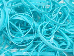 Lote de Bandas Elásticas para el Cabello, Tamaño M, 40x2mm, Alta Elasticidad, No Tóxicas, Empaquetado en Bolsa OPP, Uso Diario Informal - Product Image 3