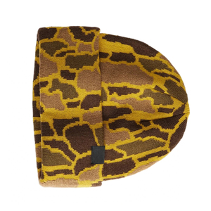 Bonnet tricoté personnalisé brodé en gros, couleur contrastante, style décontracté pour hommes et femmes, taille adulte 56-58CM - Product Image 5