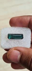 พลอยทัวร์มาลีนสีน้ำเงินอินดิโกธรรมชาติทรงแปดเหลี่ยมเจียระไน - Product Image 5