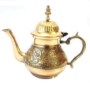 Juego de Tetera y Hervidor con Acabado de Cobre para Suministros de Hotel y Hogar, Juego de Servicio de Té y Café, Accesorios de Decoración de Mesa - Product Image 2