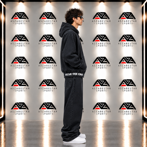 Wholesale Men’s Oversized Washed Black Zip-Up <b>Hoodie</b> <b>Gothic</b> Graphic Vintage Streetwear Sweatshirt - Product Image 5