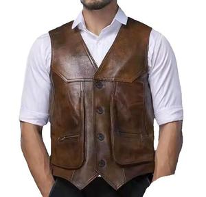 Custom <b>summer</b> motorcycle embroidery pattern vest breathable button casual <b>jacket</b> for <b>men</b> and women - Product Image 1