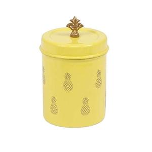 High Quality <b>Glass</b> Metal Kitchen Container <b>Storage</b> Jar Metal Canisters for Kitchen or Table Decoration - Product Image 4