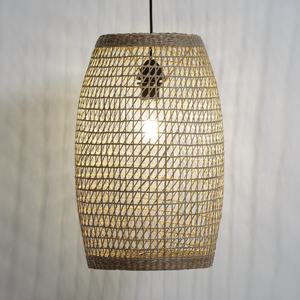 Meilleur choix d'abat-jour en jonc de mer naturel, abat-jour suspendu tissé à la main, décoration écologique pour la maison - Product Image 2